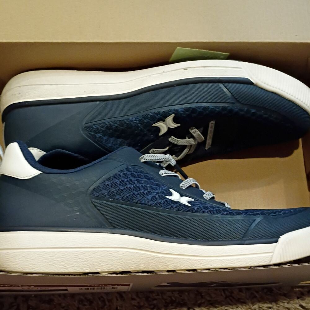 Hurley Exeter Men’s Navy Low Top Lace-Up Athletic Sneakers Style Code 1967249